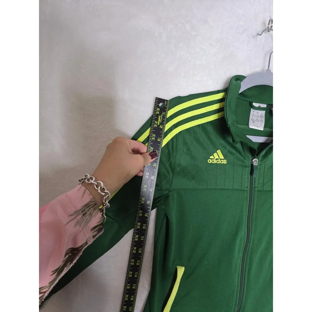 Adidas PortlandTimbers MLS GreenYellowClimacool Soccer Track Jacket M's Small